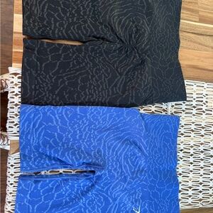 Gymshark adapt animal shorts black used once and blue never worn size s